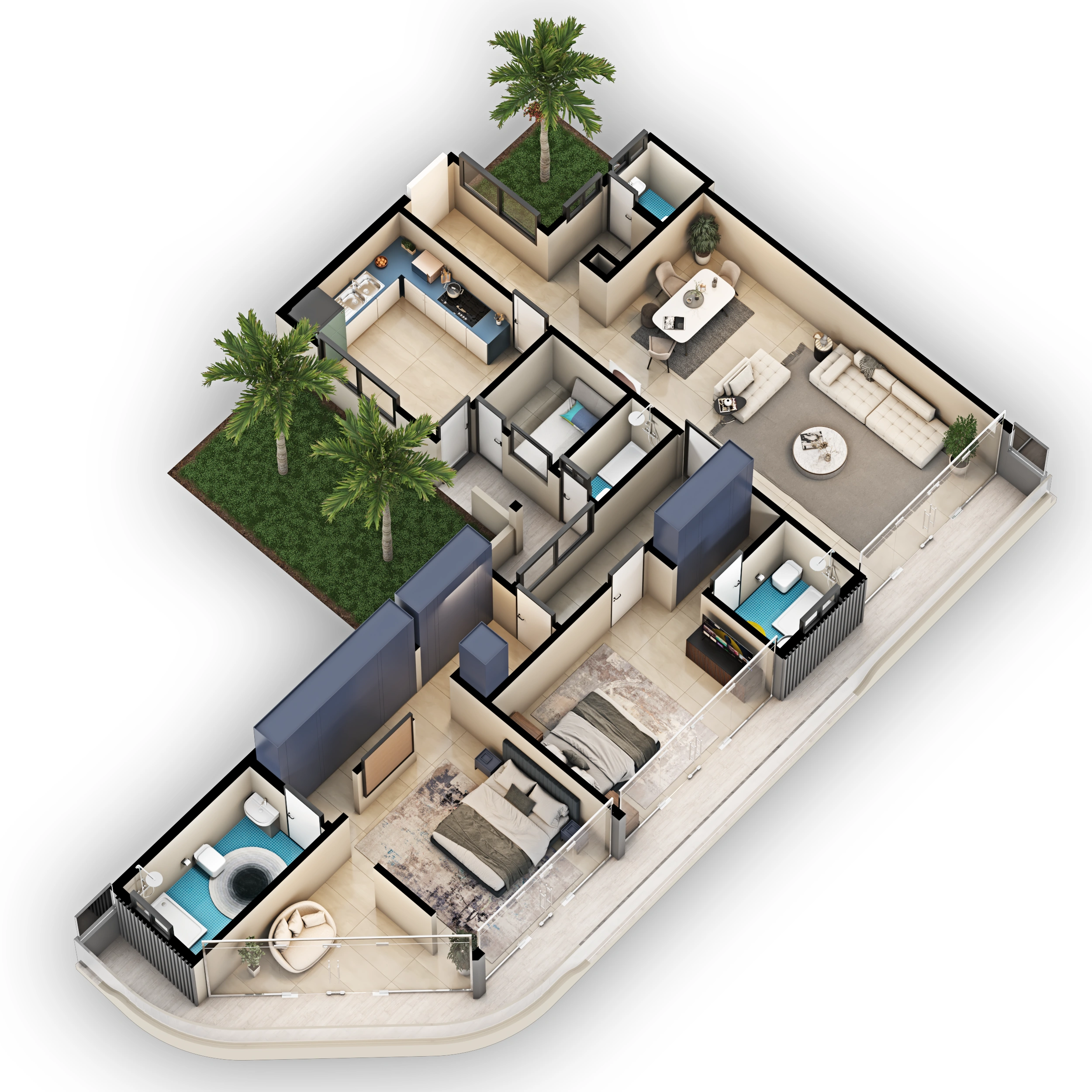 Plan architectural R+1 F3